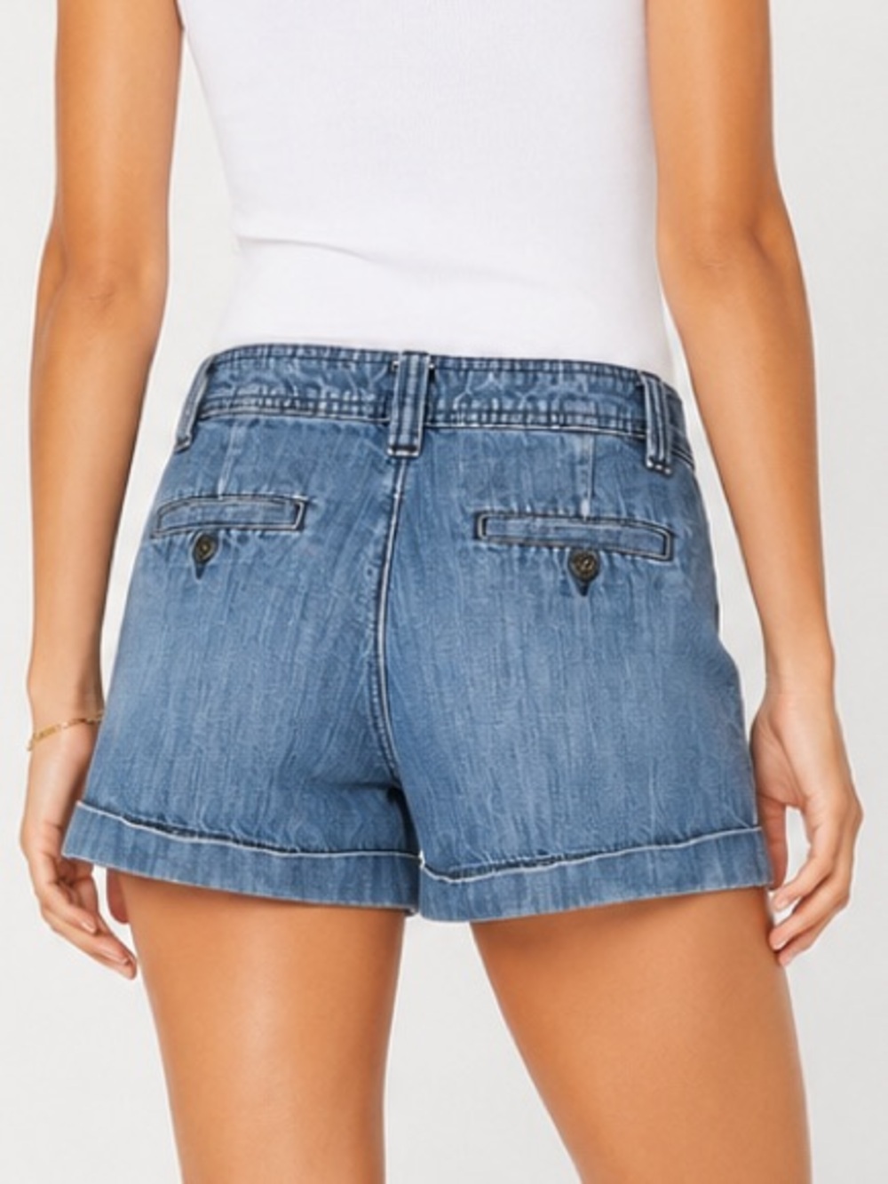 GAP Factory Trouser Denim Shorts – Size 4 – Very Good Condition - Picture 2 of 7
